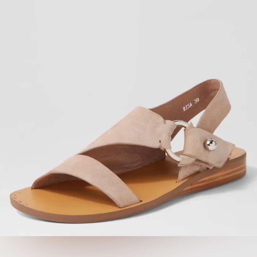 Silent D Risa Suede Sandal Size 39 - image 2